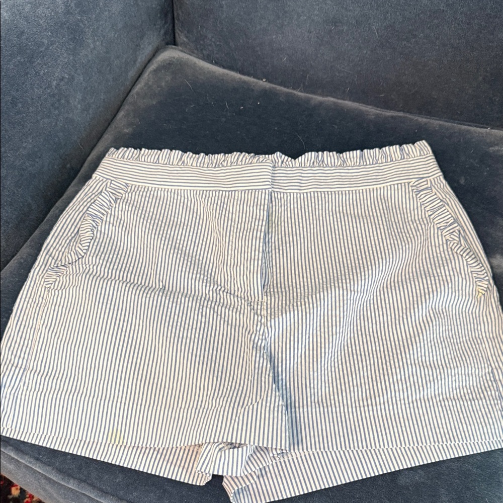 J Crew Striped Blue and White Women’s Casual Shorts